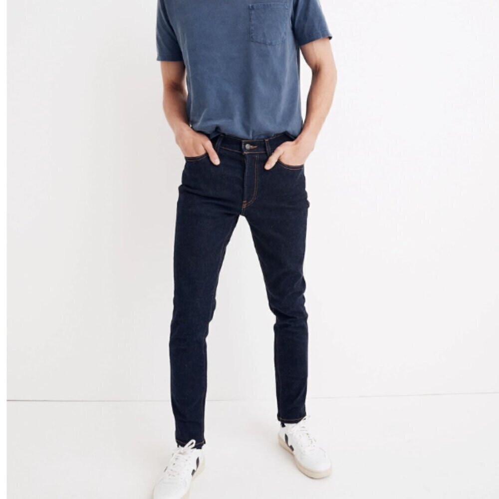 Madewell‎ Men's Size 28/32 Skinny Dark Wash Jeans Stretch Denim #J9499